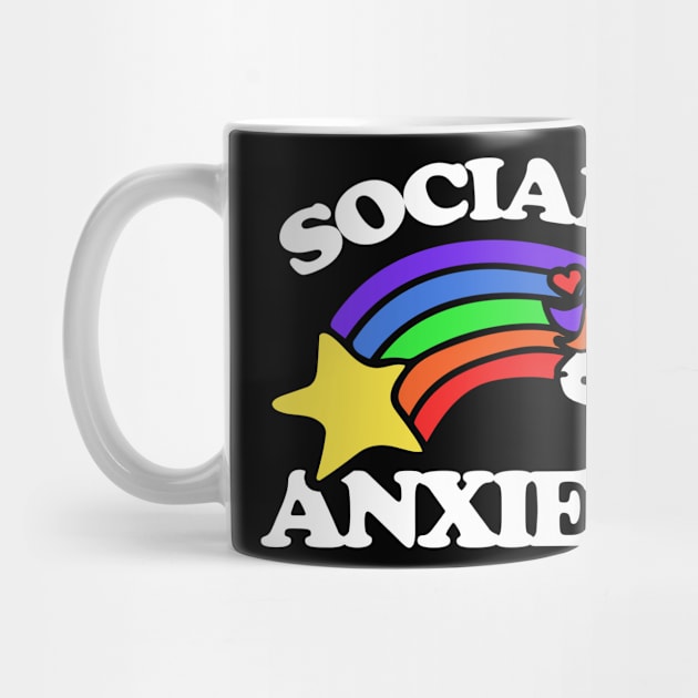 Social Anxiety Unicorn by bubbsnugg